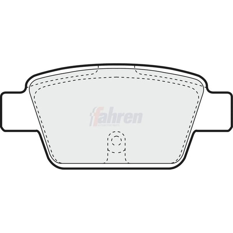 Fahren Rear Brake Pad Set FBP3128