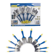 KINZO Paint Brushes x 10 Synthetic Flat Brush Paint Brush DIY Home Decorating Kinzo - NN4 Online