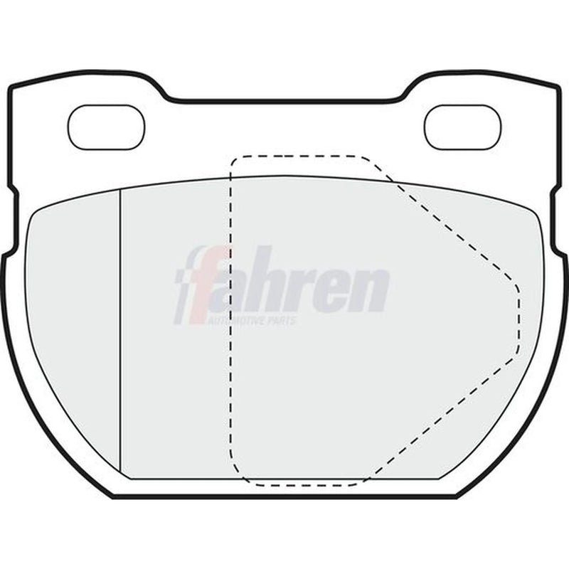 Fahren Rear Brake Pad Set FBP3296