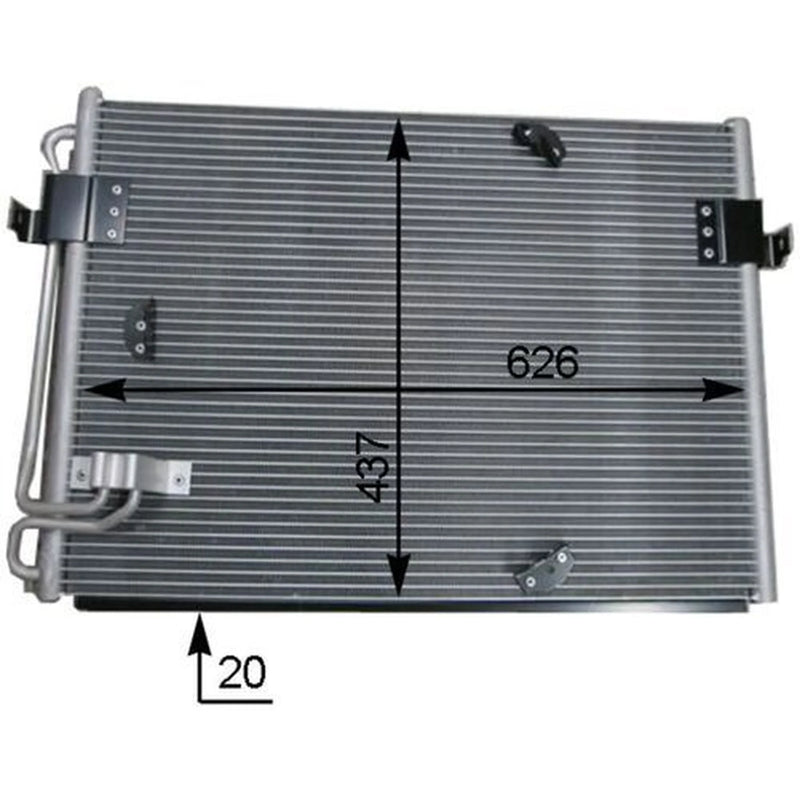 Mahle Air Conditioning Condenser fits BMW 8 1990-1999
