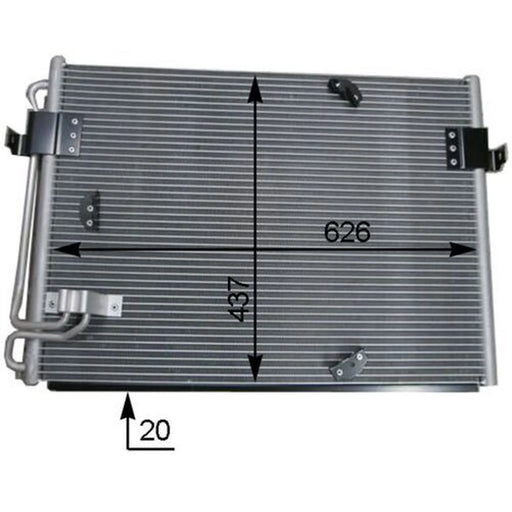 Mahle Air Conditioning Condenser fits BMW 8 1990-1999