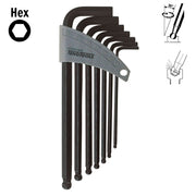 Teng Tools Ball Point Hex Key Set AF 7 Pieces Teng Tools - Dynamic Drive