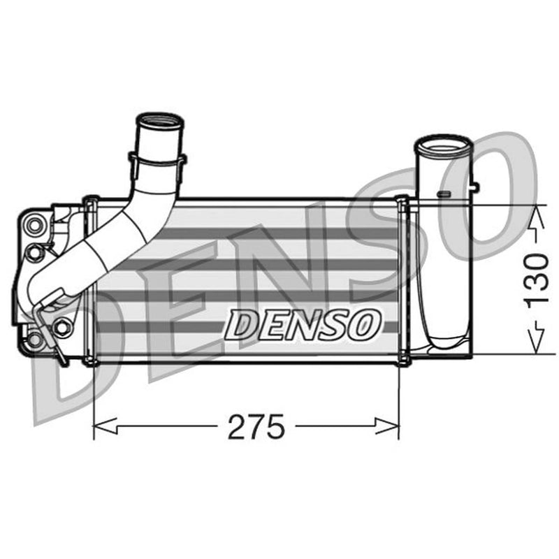 Denso Intercooler (Charge Air Cooler) fits Toyota Auris 2007-2012 1.4