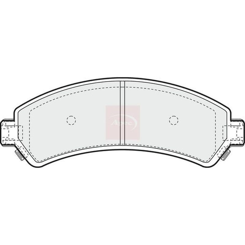Apec Front Brake Pad Set fits Chevrolet Blazer S10 1994-2005 4.3