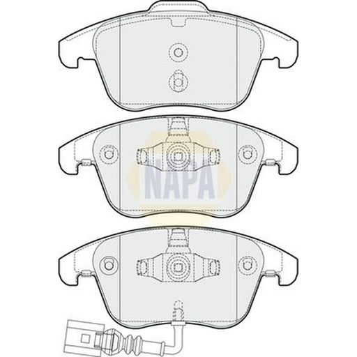 NAPA Front Brake Pad Set NBP1243