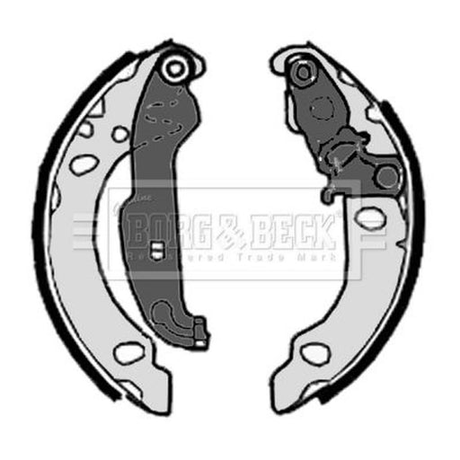 Borg & Beck Brake Shoe Set Axle Kit BBS6319