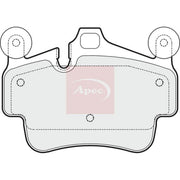 Apec Front Brake Pad Set fits Porsche 911 2004-2012 3.6 3.8