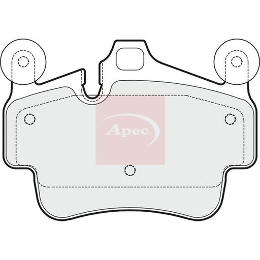 Apec Front Brake Pad Set PAD1634