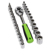 Sealey Socket & Socket Bit Set 27pc 1/4"Sq Drive WallDrive Metric S01241 Sealey - Dynamic Drive
