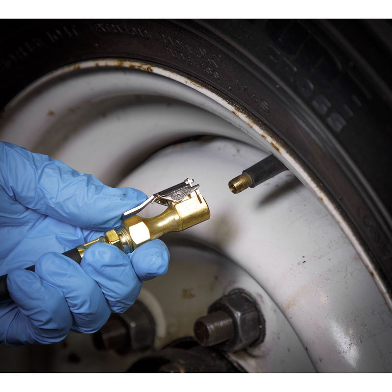 Sealey Tyre Inflator with Clip-On Connector SA399 Sealey - Dynamic Drive
