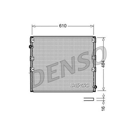 Denso Air Conditioning Condenser fits Toyota Land Cruiser Colorado 1995-2002