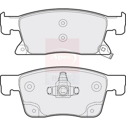 Apec Front Brake Pad Set fits Opel Astra K 2015-2019 1.6