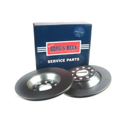 Borg & Beck Front & Rear Brake Discs & Pads fits Audi A6 C6 2004-2011
