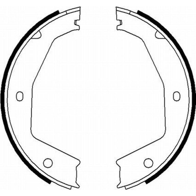 Mintex Parking Brake Shoe Set fits Daimler Daimler Xj 1994-2003 4.0 6.0