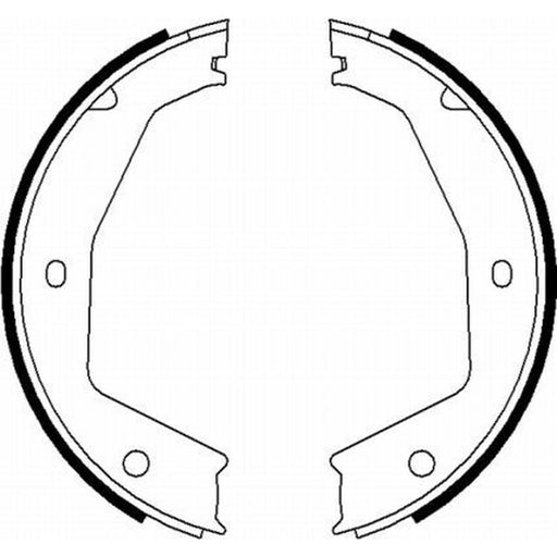 Mintex Parking Brake Shoe Set fits Daimler Daimler Xj 1994-2003 4.0 6.0