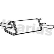 Klarius Box With Tail Pipe Rear fits Opel Corsa B 1993-2002 1.2 1.4 1.5 1.7