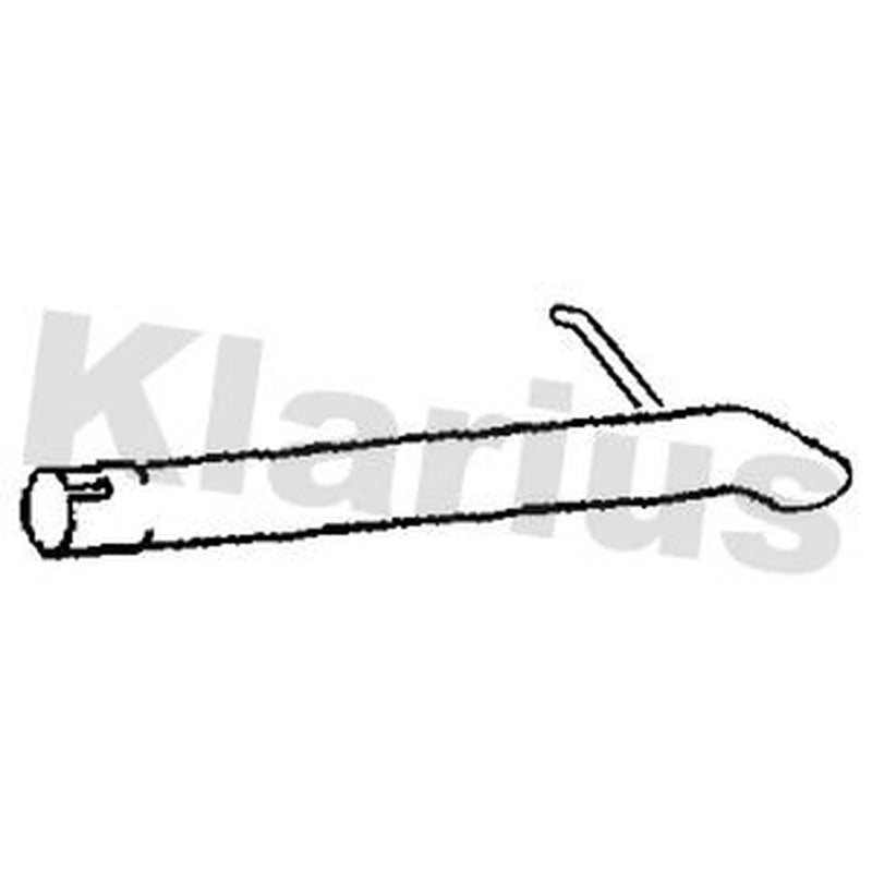 Klarius Exhaust Pipe OD fits Ford Transit 2011-2014 2.2
