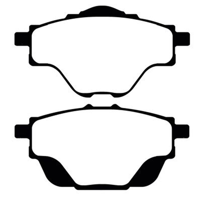 Abtex Rear Brake Pad Set fits Citroën C4 Grand Picasso II 2013-2018 1.2 1.6 2.0