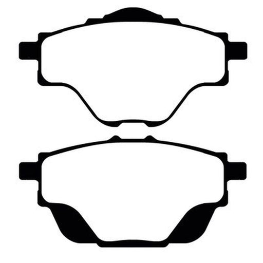 Abtex Rear Brake Pad Set fits Citroën C4 Grand Picasso II 2013-2018 1.2 1.6 2.0