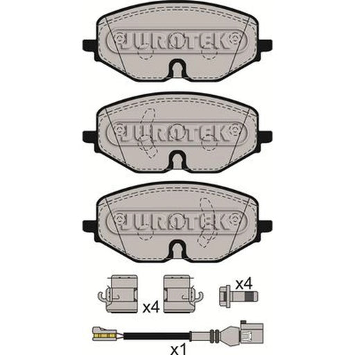 Juratek Front Brake Pad Set fits Audi A3 2019-2020