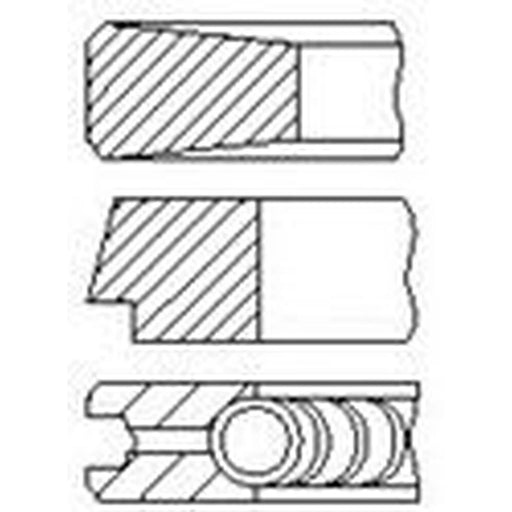 FAI Piston Ring Kit (1CYL) PR108-000 0640.WS PR108-000