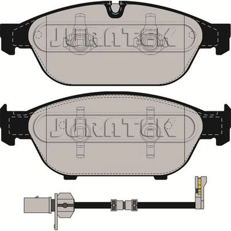 Juratek Front Brake Pad Set fits Audi A6 Allroad C7 2012-2018 3.0