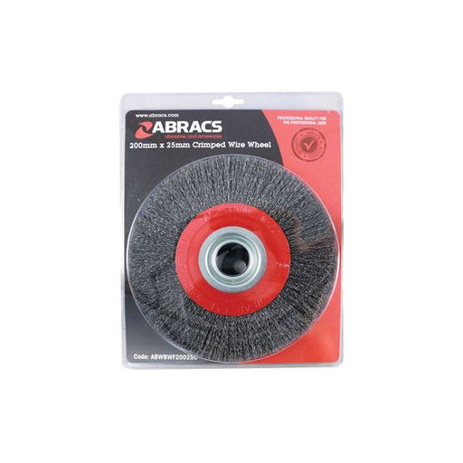 Connect Abracs Bench Grinder Brush 200mm x 25mm 1pc 32136 Tool Connection - Dynamic Drive