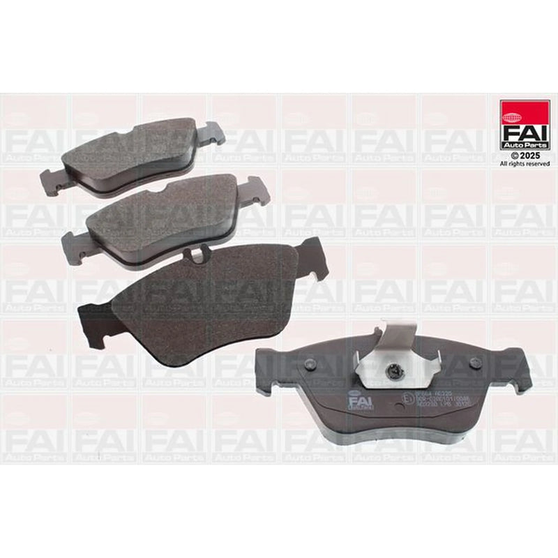 FAI Front Brake Pad Set fits Mercedes-Benz C-Class 1993-2000