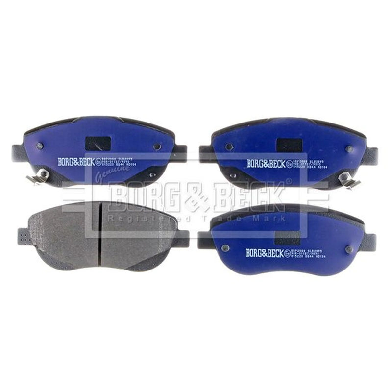 Borg & Beck Front & Rear Brake Discs & Pads fits Toyota Verso 2012-2018 2.0