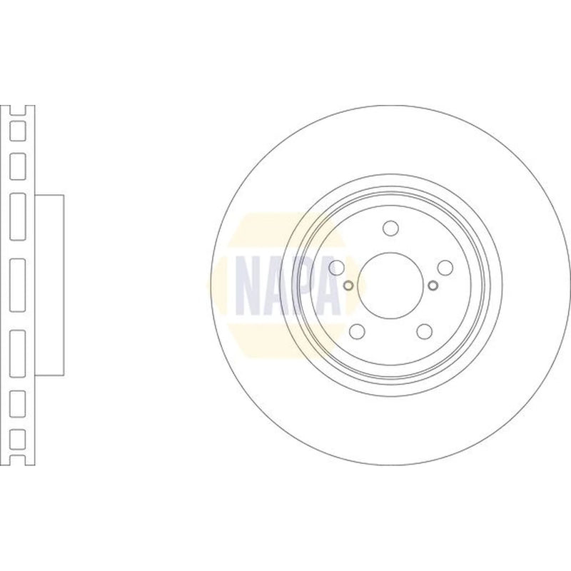 NAPA Front & Rear Brake Discs & Pads fits Subaru Forester 2013 on 2.0