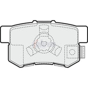 Fahren Rear Brake Solid Discs & Pads fits Honda Cr-V 2001-2007 2.0 2.2