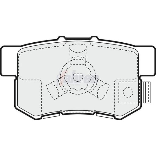 Fahren Rear Brake Solid Discs & Pads fits Honda Stepwgn 2009-2015 2.0