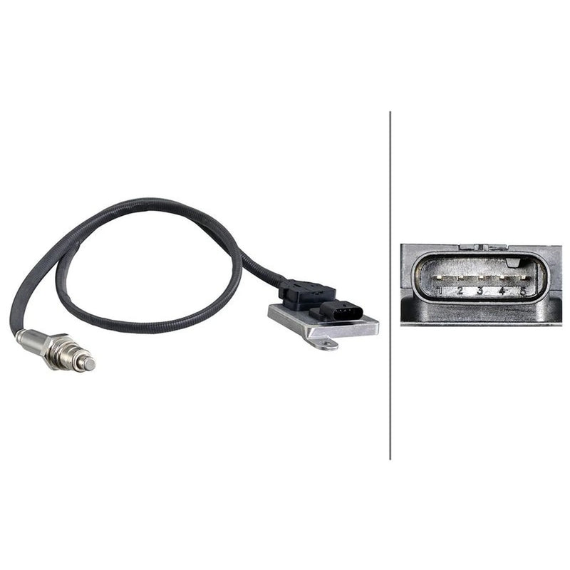 Hella AdBlue NOx Sensor fits Mercedes-Benz C-Class 2014-2018