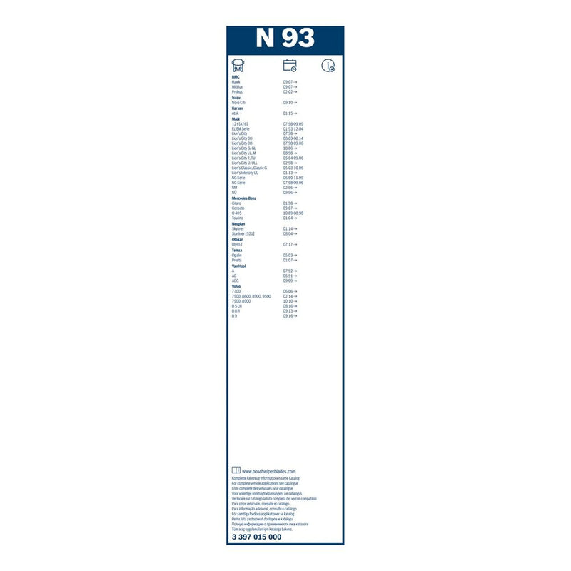 Bosch Eco Wiper Blade 900mm — N93