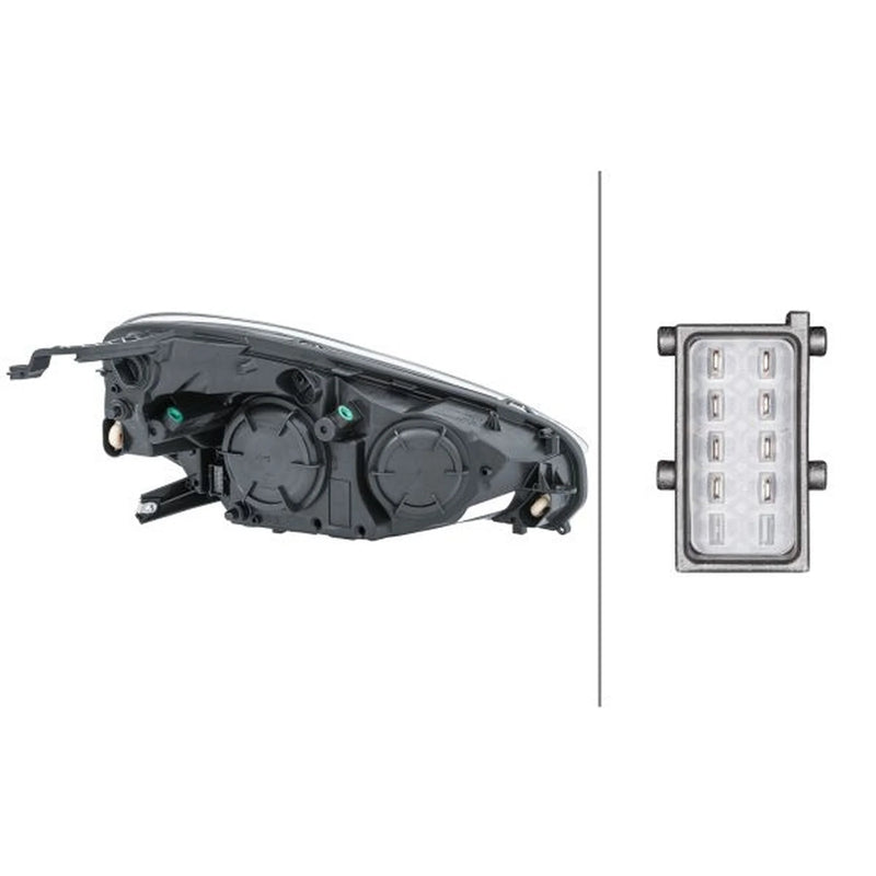 Hella Headlight Headlamp W21/5W Left 1LH 354 811-031