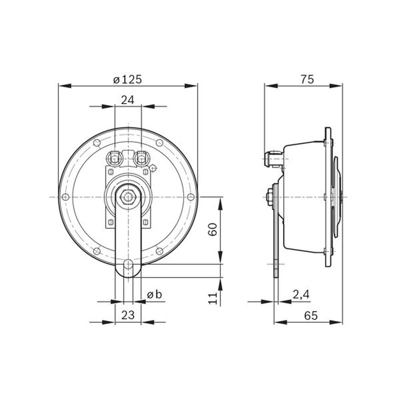 Bosch Car Horn Signal Unit