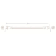 Juratek Brake Hydraulic Hose Line Rear fits Suzuki Swift III 2010-2017 1.2 1.6