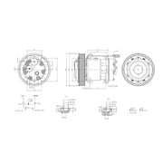 Hella Air Conditioning Compressor fits Volvo Fh 2005 on