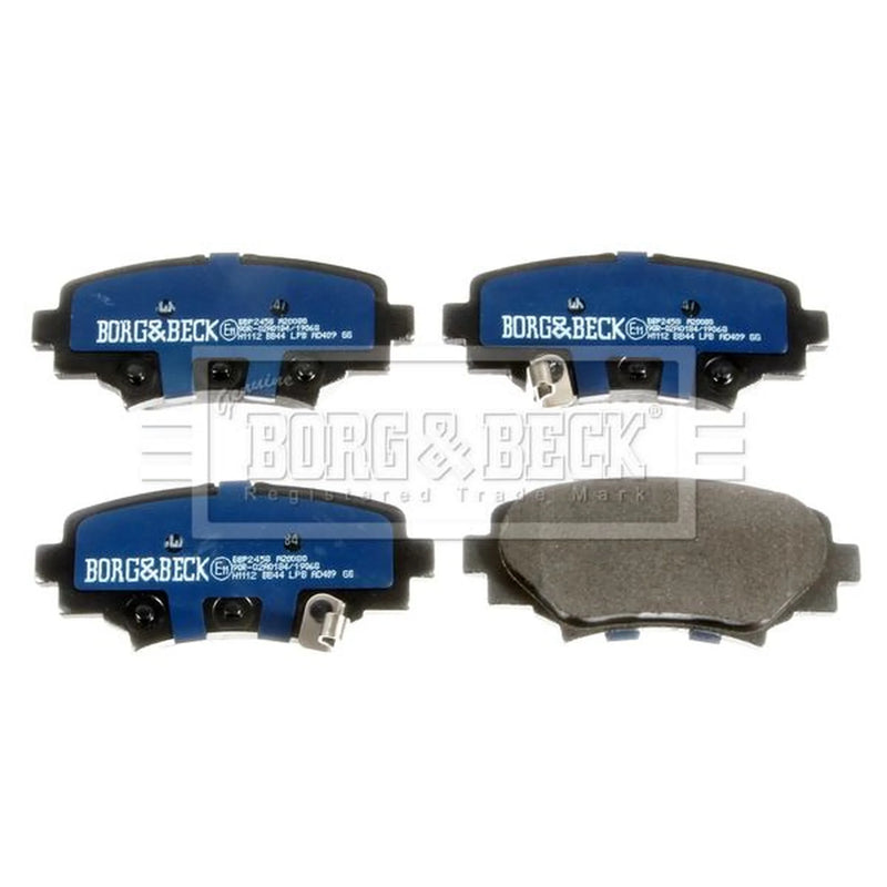 Borg & Beck Rear Brake Solid Discs & Pads fits Mazda 3 2013-2019 1.5 2.0 2.2