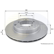 Comline Rear Brake Discs & Pads fits Mitsubishi Lancer VII 2004-2007