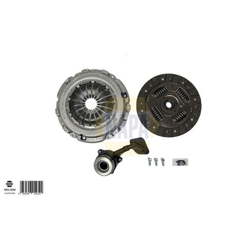 NAPA Clutch Kit Set 3pc fits Ford Tourneo Connect 2002-2013 1.8