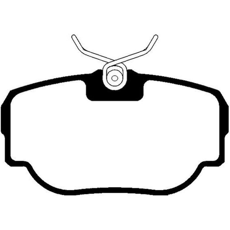 Abtex Rear Brake Pad Set fits Land Rover Discovery 1998-2004 2.5 4.0