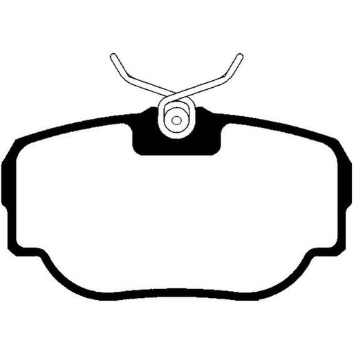 Abtex Rear Brake Pad Set fits Land Rover Discovery 1998-2004 2.5 4.0