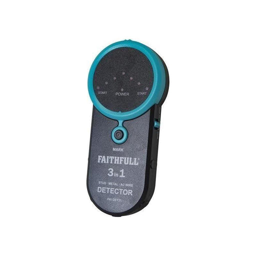 Faithfull 3-in-1 Detector Stud Metal & Live Wire Faithfull - NN4 Online