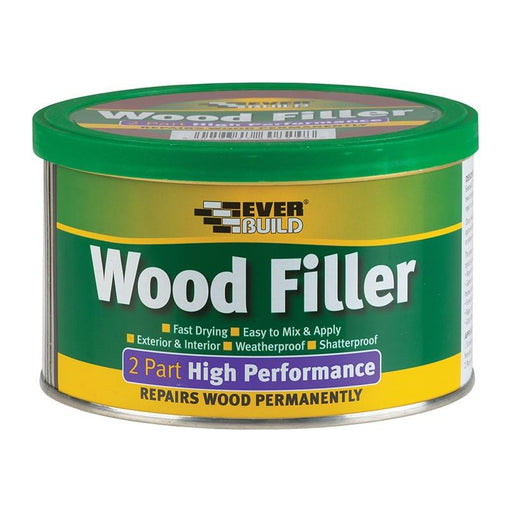 Everbuild Sika 2-Part High-Performance Wood Filler Redwood 500g Everbuild Sika - Dynamic Drive
