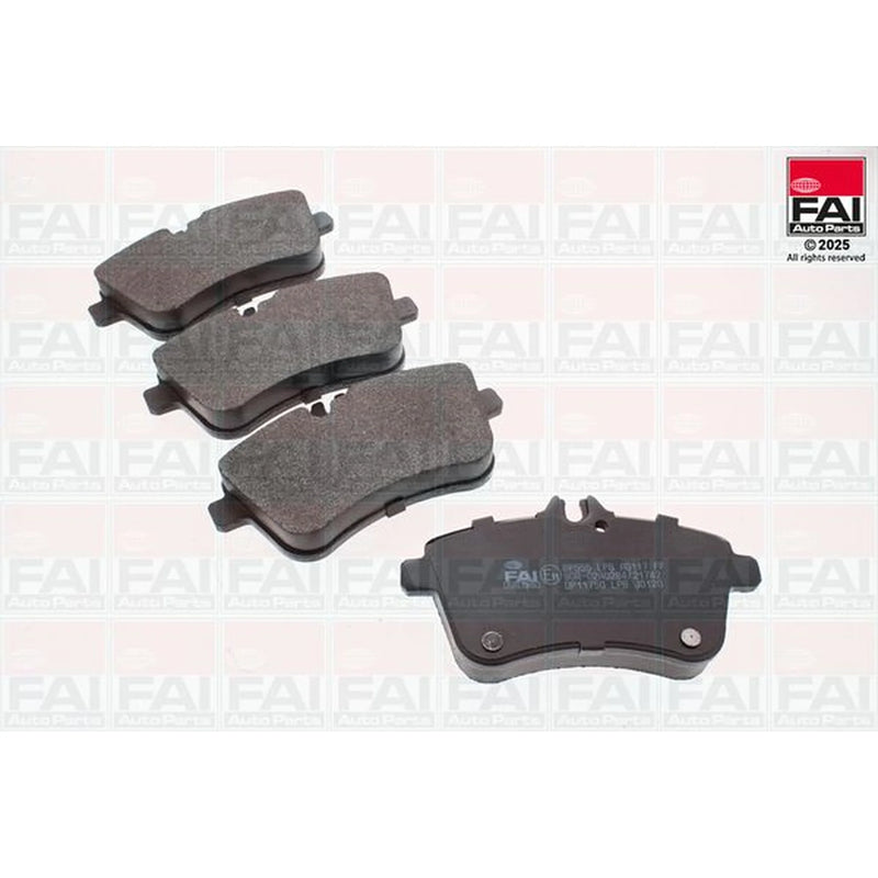 FAI Front Brake Pad Set fits Mercedes-Benz A-Class 2004-2012