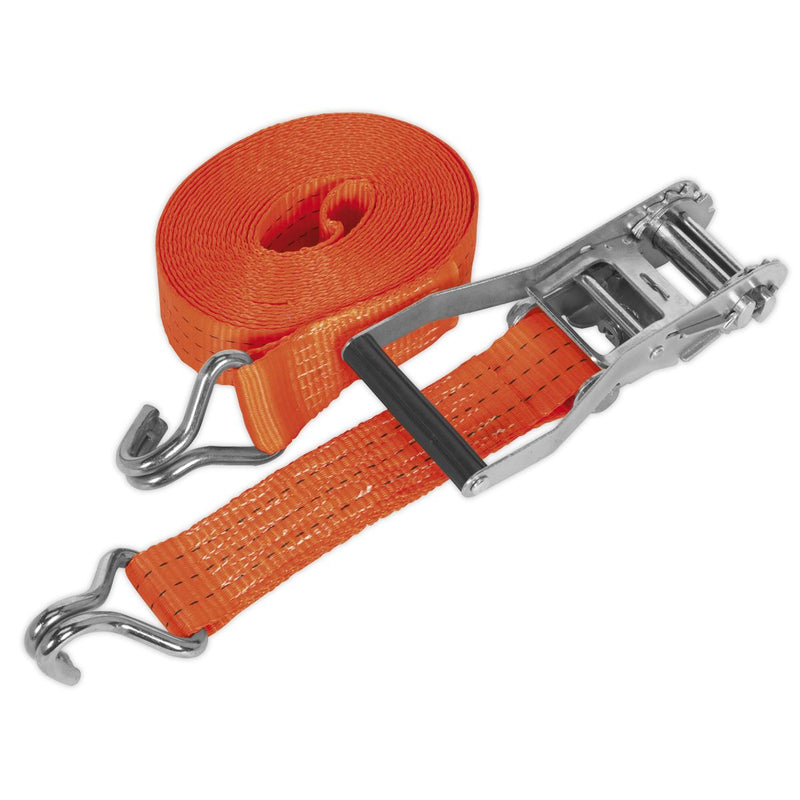 Sealey Ratchet Tie Down 50mm x 8m Polyester Webbing 3000kg Breaking Strength Sealey - Dynamic Drive