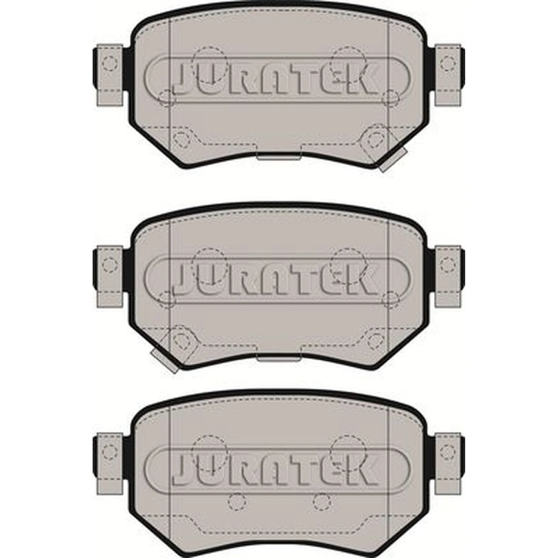 Juratek Front Vented & Rear Vented Brake Discs & Pads fits Mazda 6 2018-2020 2.2