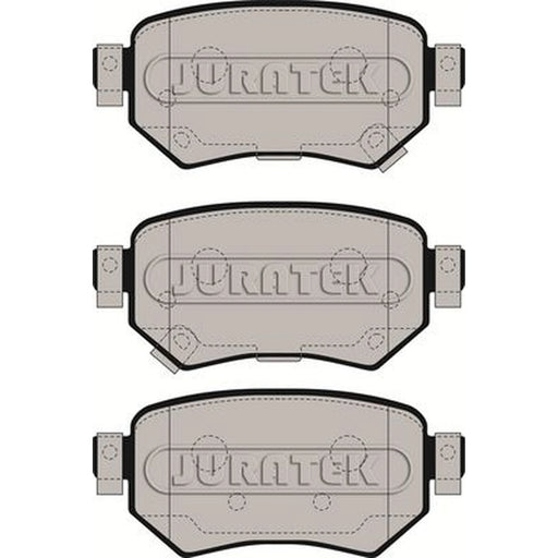 Juratek Rear Brake Pad Set fits Mazda 6 2012-2020 2.0 2.2 2.5