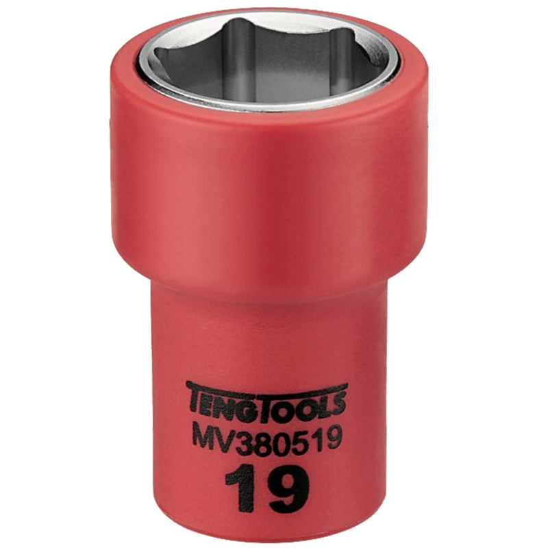 Teng Tools 3/8" Insulated Socket 19mm Teng Tools - Dynamic Drive